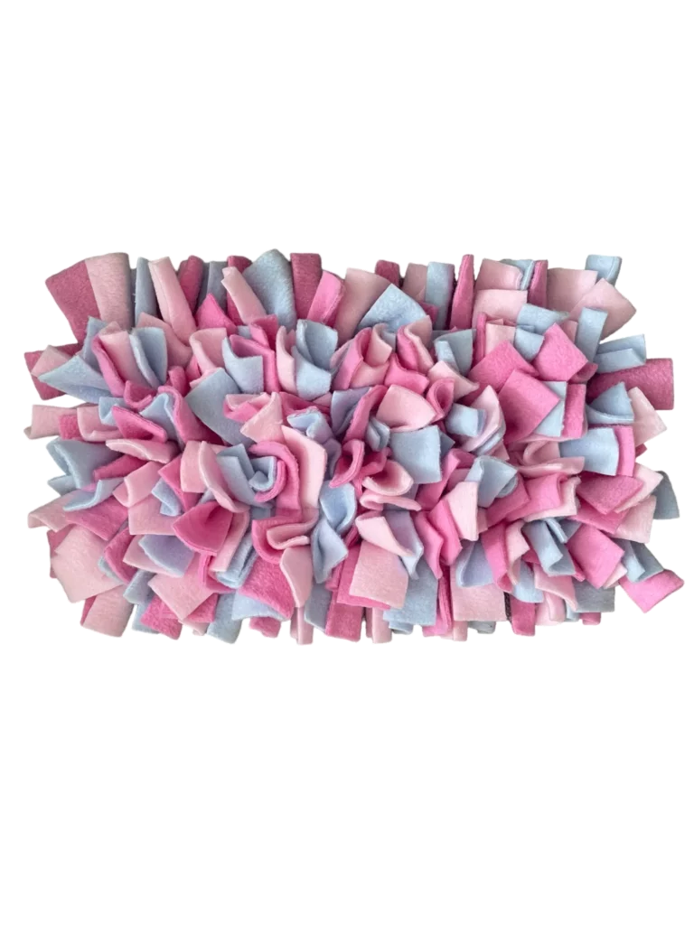 Mini mata szyta różowo błękitna