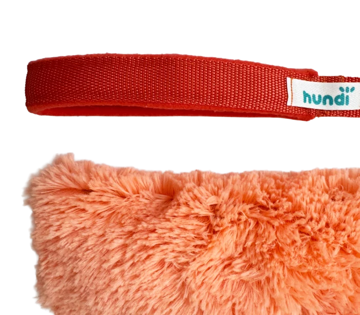 Szarpak włochaty dla psa łosoś