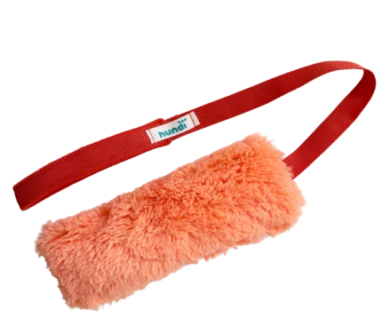 Szarpak włochaty dla psa łosoś