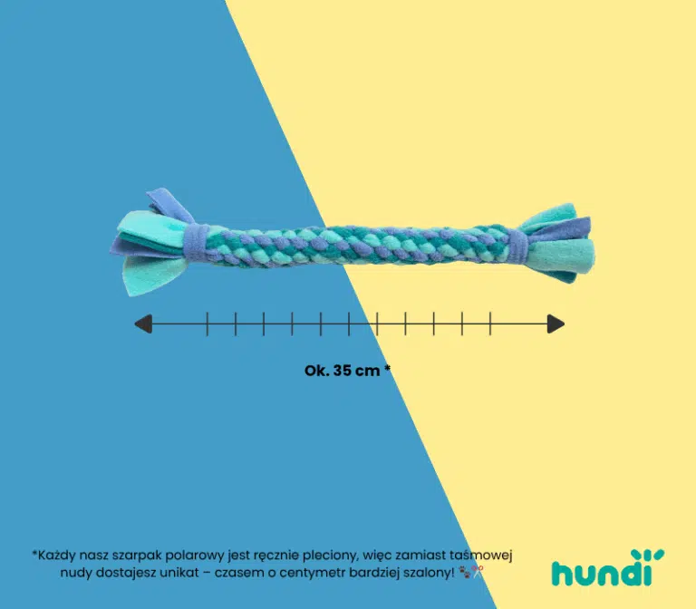 Szarpak polarowy dla szczeniaka