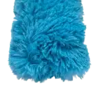 Szarpak włochaty - turkusowy