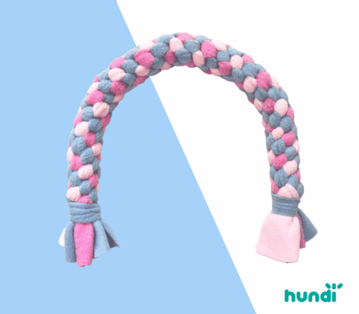 Wytrzymały szarpak dla psa z polaru