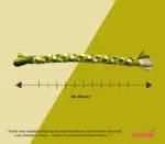 Trwały szarpak dla psa z polaru